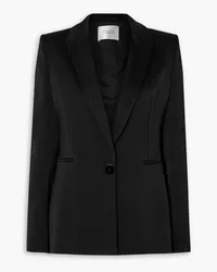 GALVAN Martha Hunt Sculpted Blazer aus Satin Schwarz