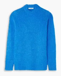 tibi Claude Pullover aus einer Mohairmischung Blau