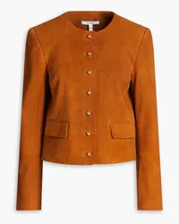 Derek Lam Jacke aus Veloursleder Braun