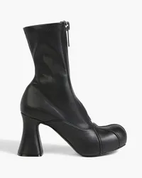 Stella McCartney Ankle Boots aus Stretch-Kunstleder Schwarz