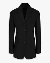 Brunello Cucinelli Blazer aus einer Wollmischung mit Zierperlen Schwarz