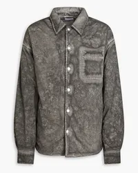 John Elliott + Co Scout Overshirt aus Baumwolle Grau