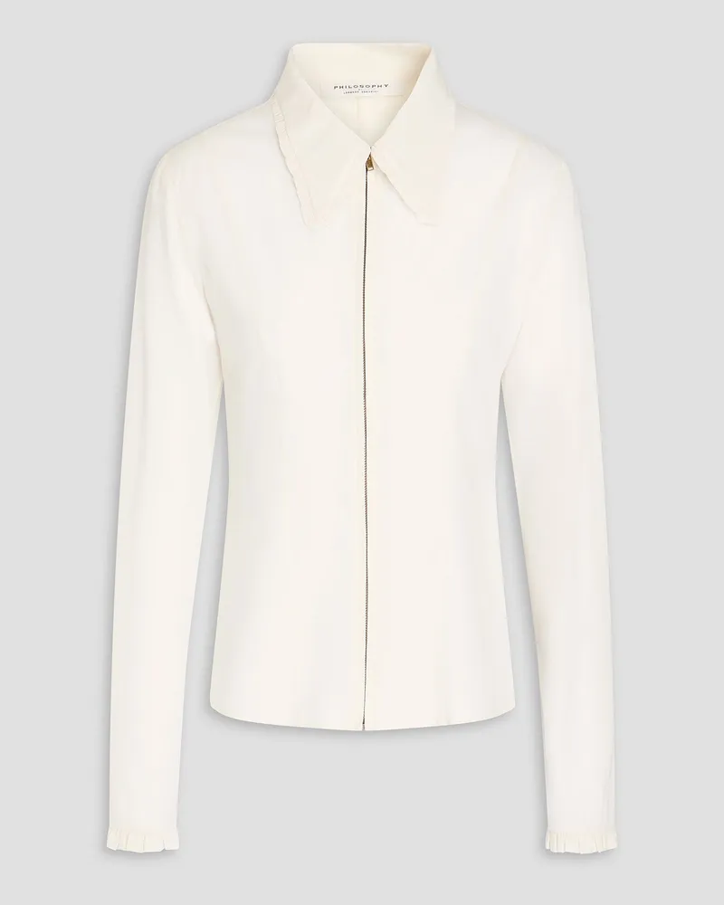 Philosophy Di Lorenzo Serafini Georgette shirt Weiß