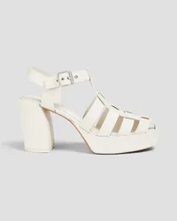 3.1 phillip lim Naomi Plateausandalen aus Leder Weiß