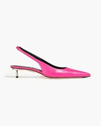 STAND Slingback-Pumps aus Leder Pink