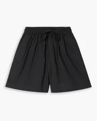 Matteau Shorts aus Baumwollpopeline Schwarz