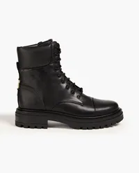 Sam Edelman Aleia Combat Boots aus Leder Schwarz