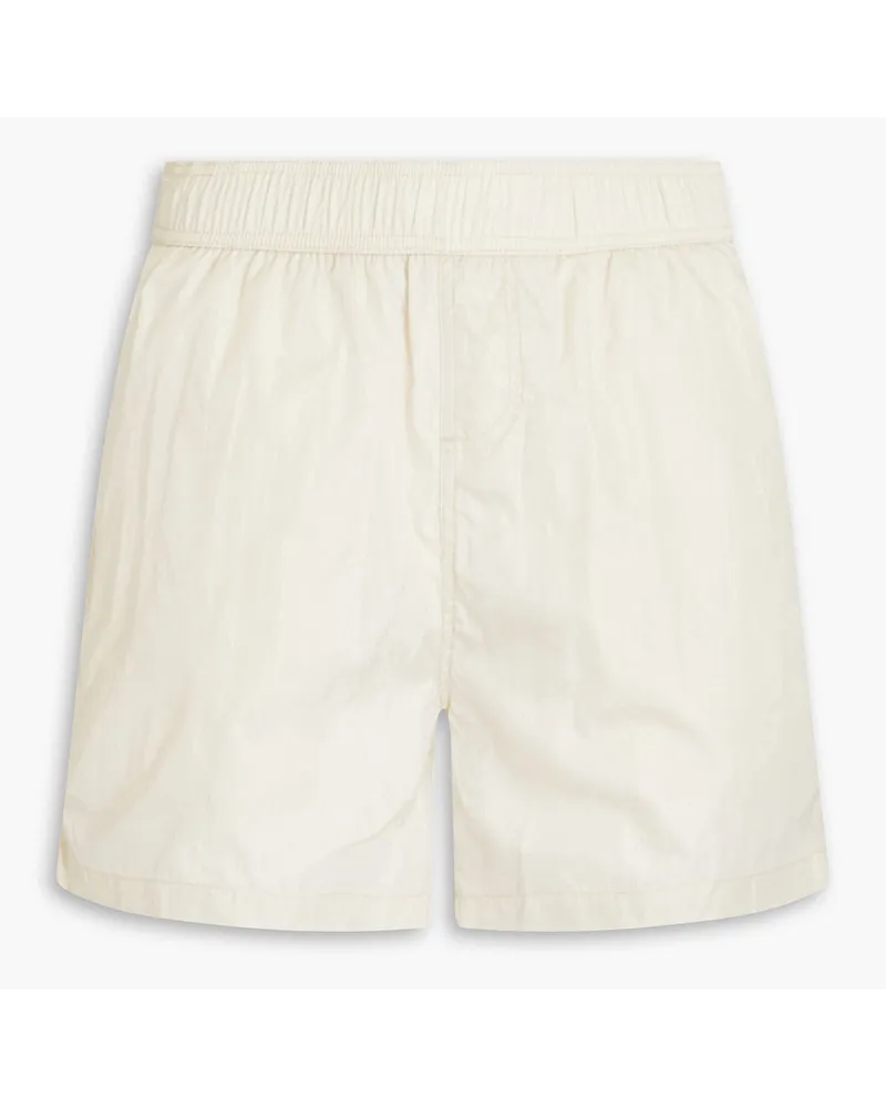 Onia mittellange Badeshorts Weiß