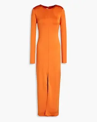 Marni Maxikleid aus Satin-Jersey Orange