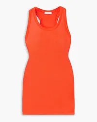 Ferragamo Tanktop aus geripptem Jersey Rot