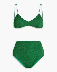 Oséree Lumière Bikini inMetallic-Optik Grün