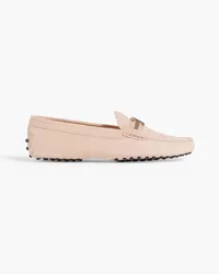 TOD'S T Timeless Loafers aus Veloursleder Pink