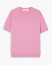 arch4 Mauritius kurzärmliger Kaschmirpullover Pink