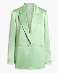 Alice + Olivia Alice OliviaDenny Blazer aus glänzendem Crêpe Grün