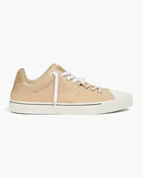 Maison Margiela Sneakers aus Veloursleder, Leder und Canvas Neutral