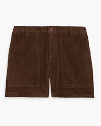 Onia Expedition Shorts aus Baumwollcord Braun