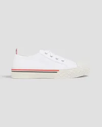 Thom Browne Sneakers aus Canvas Weiß