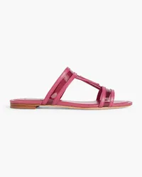 TOD'S Double T Sandalen aus Leder und PVC Pink