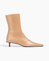 Jil Sander Ankle Boots aus Leder Neutral