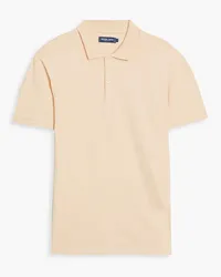 Frescobol Carioca Dias Poloshirt aus Piqué aus einer Stretch-Baumwoll-Lyocellmischung Orange