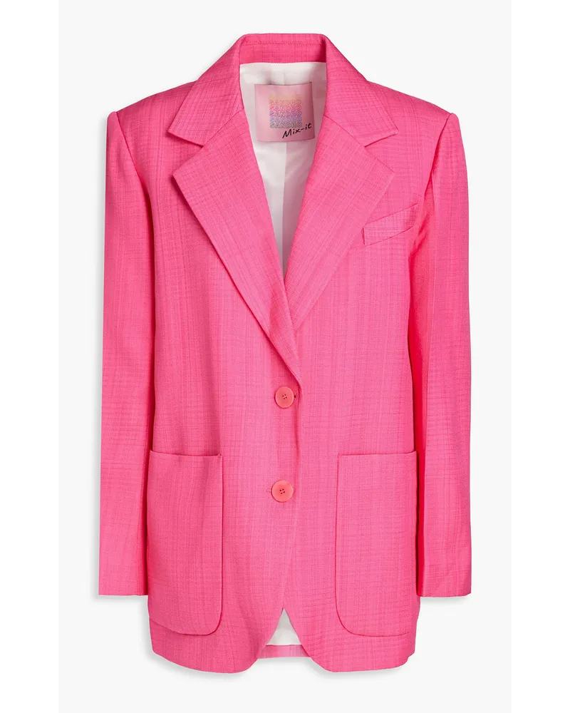 Sandro Hisae Blazer aus Crêpe Pink