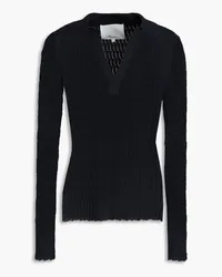 3.1 phillip lim Strickpullover mit Polokragen Blau