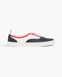 Thom Browne Sneakers aus Gummi und Canvas inColour-Block-Optik Blau