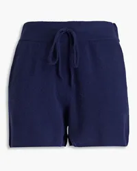 Loulou Studio Toran Shorts aus Kaschmir Blau