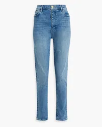 Triarchy Hoch sitzende Skinny Jeans Blau