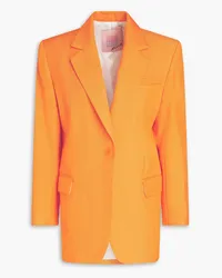 Sandro Blazer aus Canvas Orange