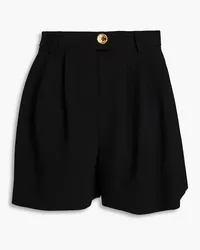 Moschino Shorts aus Crêpe mit Falten Schwarz