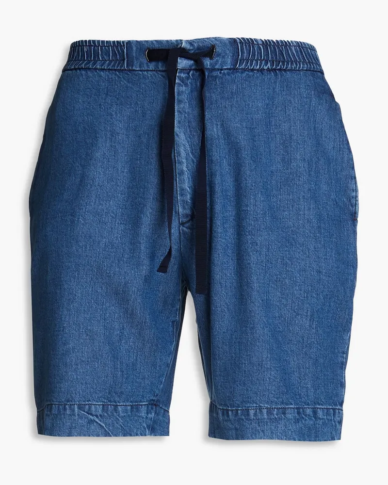 Officine Generale Phil Jeansshorts Blau