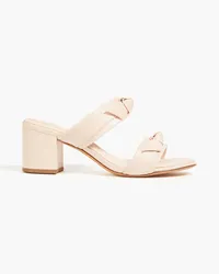 Alexandre Birman Clarita 60 Mules mit Schleife Pink