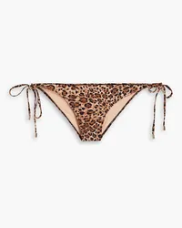 Melissa Odabash Florence tief sitzendes Bikini-Höschen mit Leopardenprint Animal-print