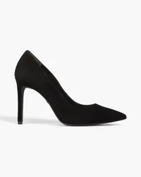 Stuart Weitzman Pumps aus Veloursleder Schwarz