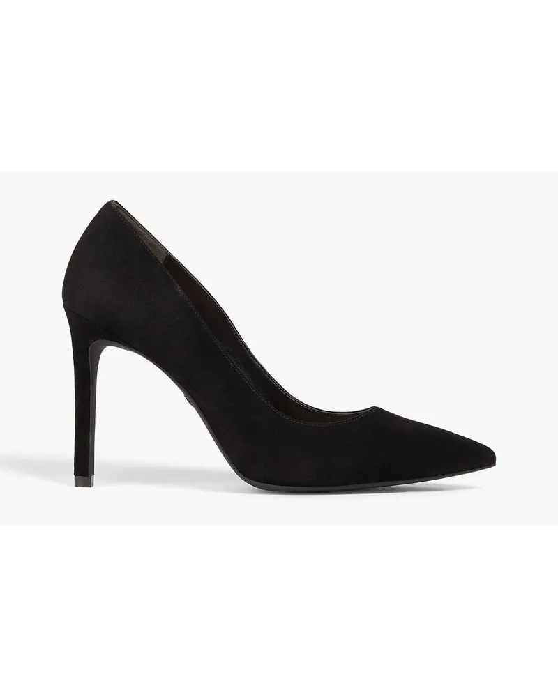 Stuart Weitzman Pumps aus Veloursleder Schwarz