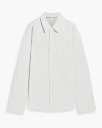 Alexander Wang Oversized-Hemd aus Baumwoll-Jersey Grau