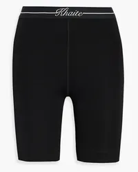 KHAITE Melba Shorts aus Stretch-Strick Schwarz