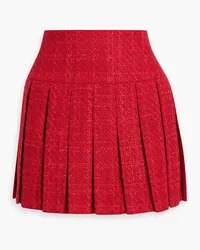 Alice + Olivia Alice OliviaEmilie pleated tweed mini skirt Rot