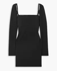 Alexander Wang Midikleid aus Stretch-Jersey Schwarz