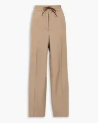 Brioni Hose mit geradem Bein aus Seiden-Canvas Neutral