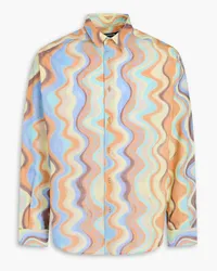 Jacquemus Hemd aus Baumwollpopeline mit Print Bunt