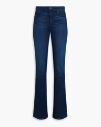 Paige Manhattan hoch sitzende Bootcut-Jeans Blau