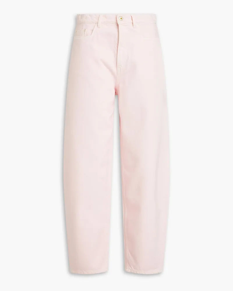 WANDLER Chamomile hoch sitzende Karottenjeans Pink