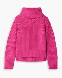 Michael Kors Wandelbarer Rippstrickpullover Pink