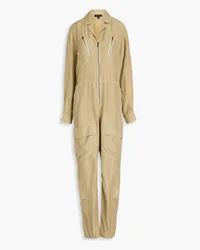 Rag & Bone Jaden Jumpsuit aus vorgewaschener Seide Grün