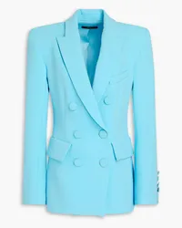 Alex Perry Landon doppelreihiger Blazer aus Crêpe Blau