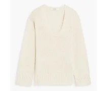 Orian Häkelstrick-Pullover aus Baumwolle