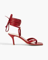 Gianvito Rossi Sandalen aus Leder Rot