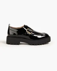 Sam Edelman Lora Loafers aus Lacklederimitat Schwarz